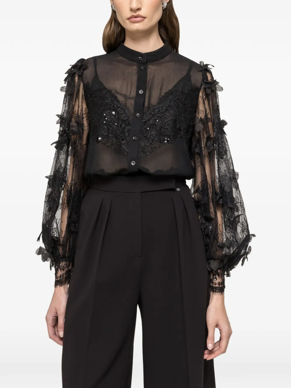 Кружевная рубашка NISSA, черный
Кружевная рубашка NISSA, черный