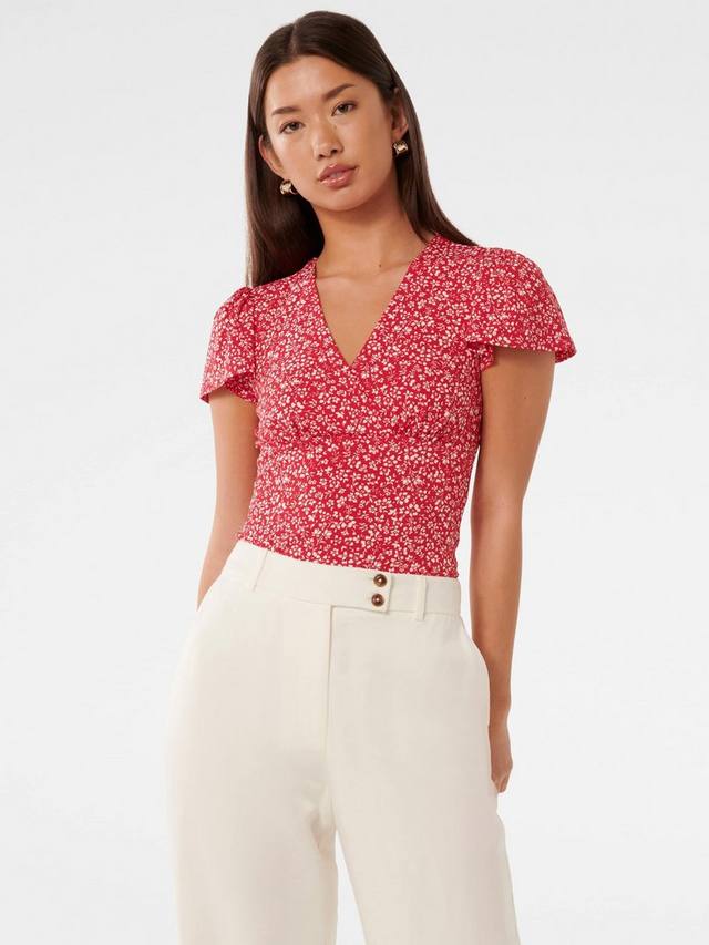 Топ Lulu Floral с рукавами-фонариками Forever New, Red Park
Топ Lulu Floral с рукавами-фонариками Forever New, Red Park