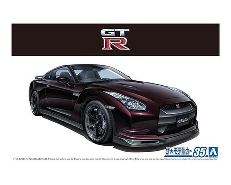 Aoshima 06218 1/24 MC#35 Nissan R35 GT-R Spec-V '09 Inna marka
Aoshima 06218 1/24 MC#35 Nissan R35 GT-R Spec-V '09 Inna marka