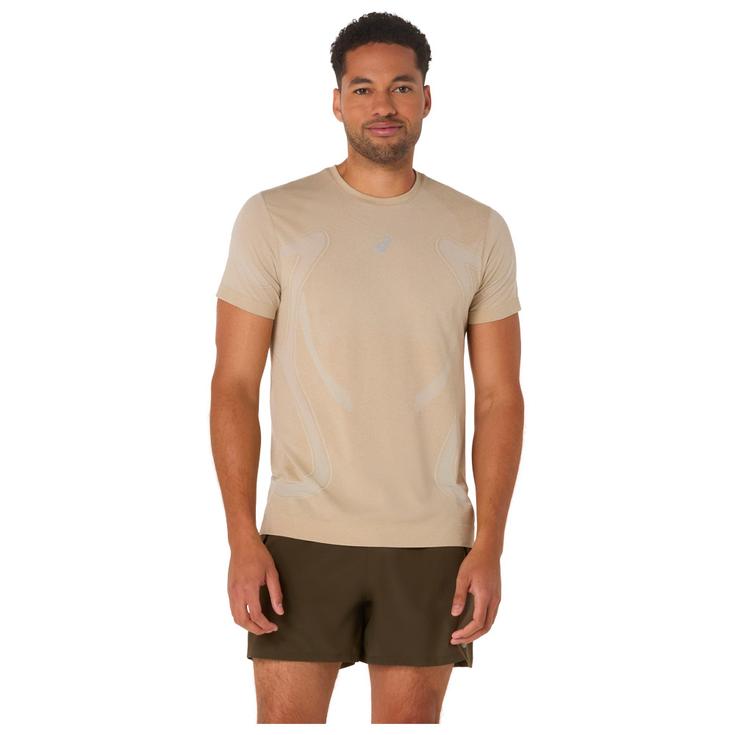 Футболка Trail, дорожная, бесшовный топ из ss, кремовый - s Asics
Футболка Trail, дорожная, бесшовный топ из ss, кремовый - s Asics