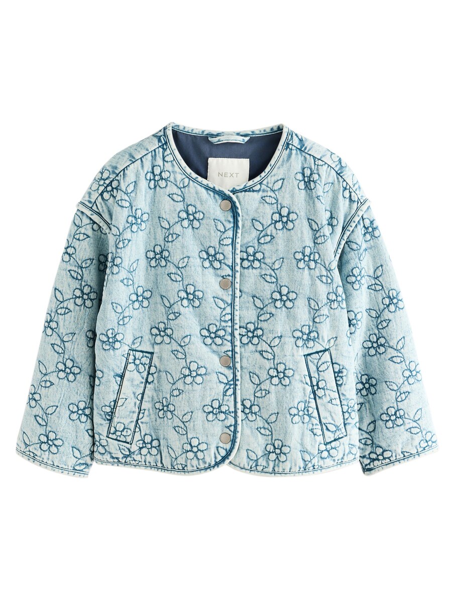 Межсезонная куртка Next, синий деним 
Межсезонная куртка Next, синий деним