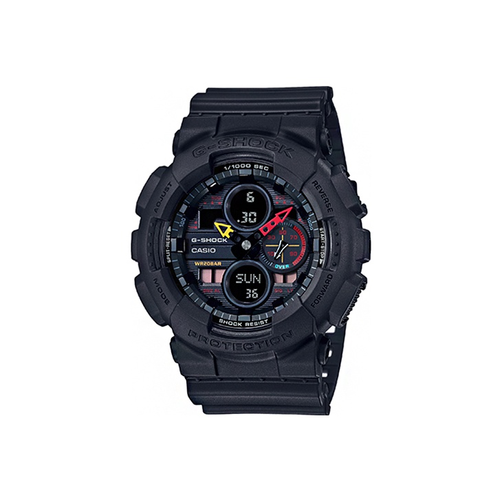 CASIO Часы Men Liquid Crystal/Analog Dual Display Series Black Watch GA-140BMC-1A, Black Dial
CASIO Часы Men Liquid Crystal/Analog Dual Display Series Black Watch GA-140BMC-1A, Black Dial