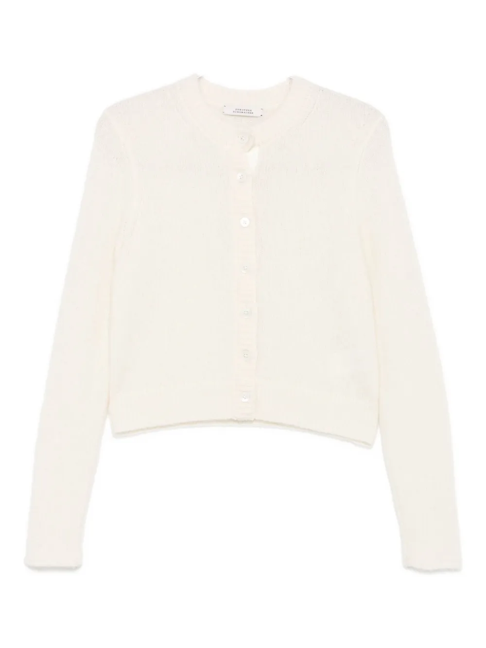 Кашемировый кардиган с пуговицами спереди Dorothee Schumacher, белый
Кашемировый кардиган с пуговицами спереди Dorothee Schumacher, белый
