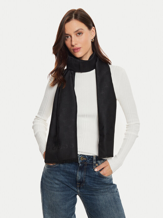 Шарф Guess, черный
Шарф Guess, черный