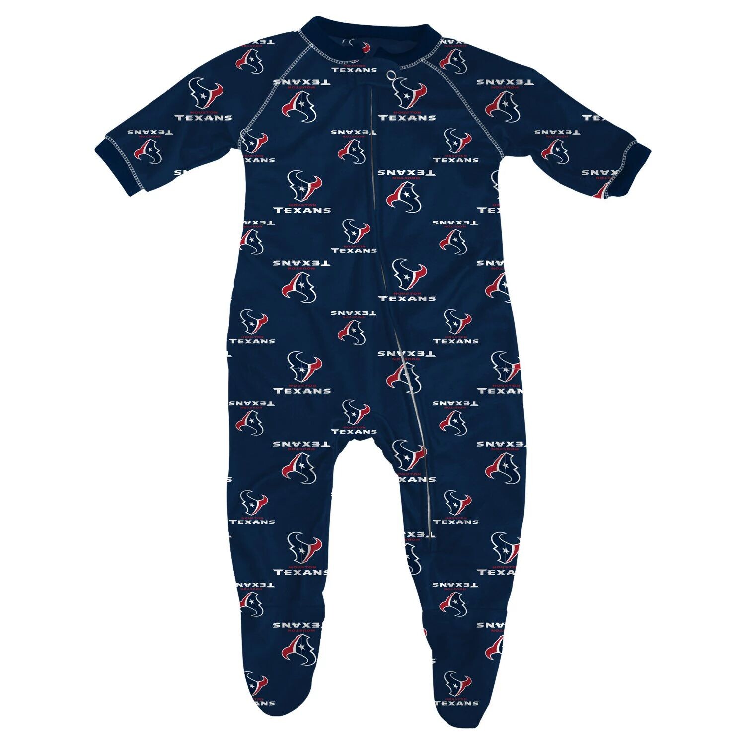 Комбинезон с молнией и реглан для младенцев Houston Texans - темно-синий Outerstuff
Комбинезон с молнией и реглан для младенцев Houston Texans - темно-синий Outerstuff