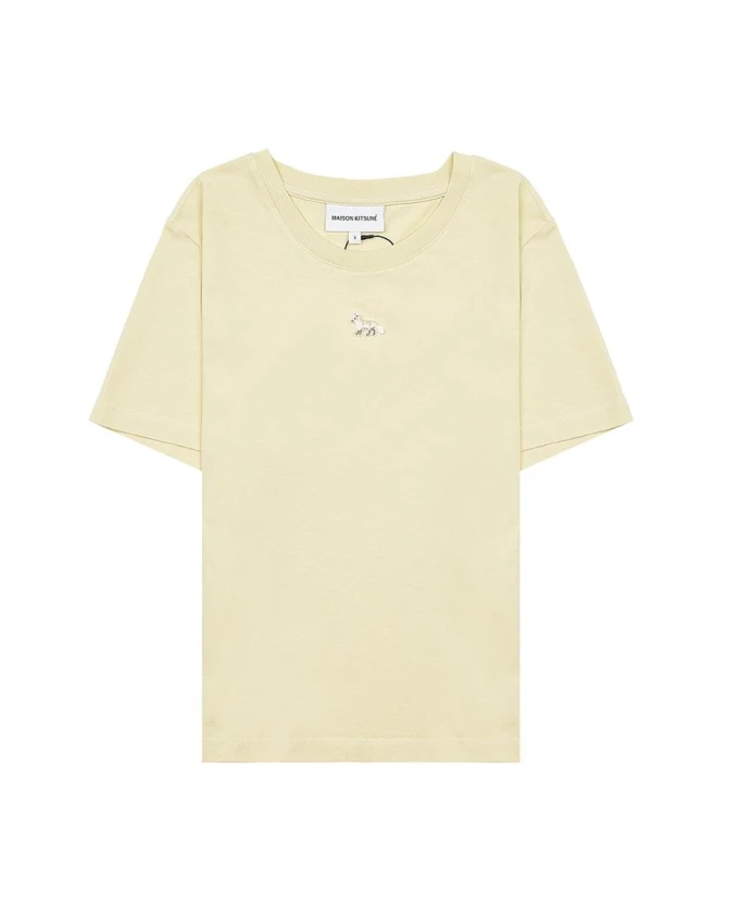 Повседневная хлопковая футболка Maison Kitsunã, желтый
Повседневная хлопковая футболка Maison Kitsunã, желтый