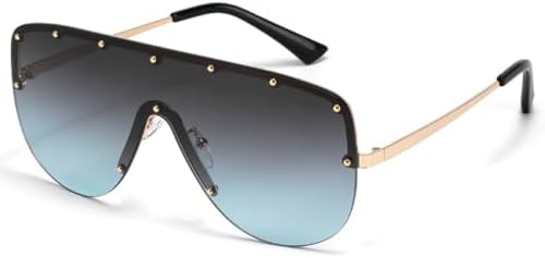 Солнцезащитные очки в стиле панк 2027 года для женщин и мужчин. Цельные солнцезащитные очки, крутые, большие, увеличенного размера, с защитой от УФ-излучения UV400 MTZJH, Grey Blue
Солнцезащитные очки в стиле панк 2027 года для женщин и мужчин. Цельные солнцезащитные очки, крутые, большие, увеличенного размера, с защитой от УФ-излучения UV400 MTZJH, Grey Blue