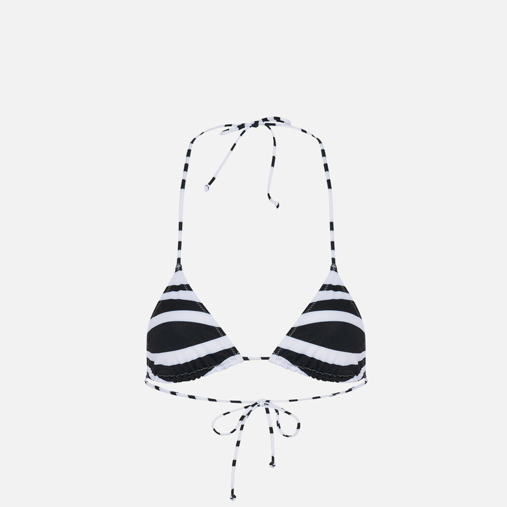 Топ бикини Jean Paul Gaultier Bikini Top Printed Mariniere Body Morphing, цвет Black/White
Топ бикини Jean Paul Gaultier Bikini Top Printed Mariniere Body Morphing, цвет Black/White