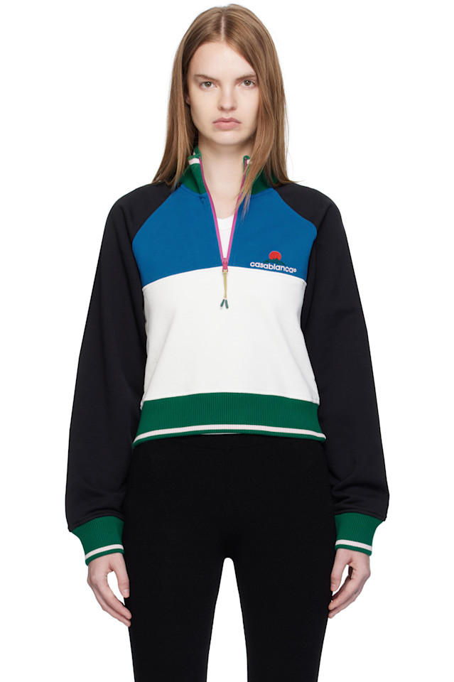 Casablanca Разноцветная толстовка на молнии до середины груди с цветовыми блоками
Casablanca Разноцветная толстовка на молнии до середины груди с цветовыми блоками