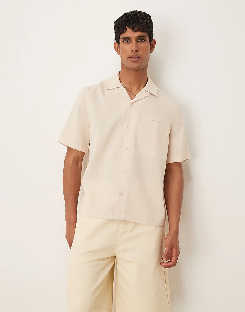 Рубашка свободного кроя ASOS DESIGN из льняного материала прямого кроя цвета «песок»
Рубашка свободного кроя ASOS DESIGN из льняного материала прямого кроя цвета «песок»