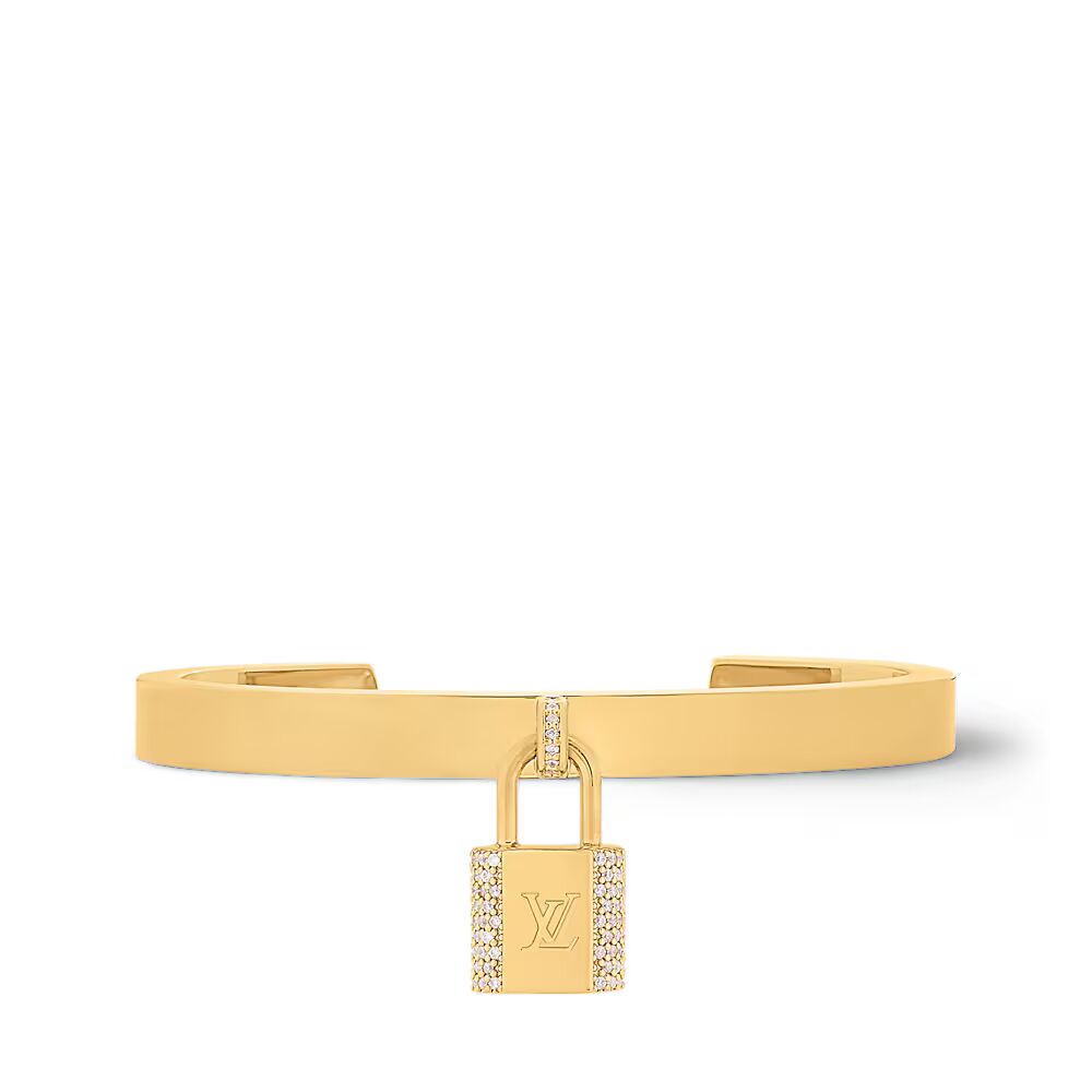 Браслет с замком LV Louis Vuitton, золотой
Браслет с замком LV Louis Vuitton, золотой