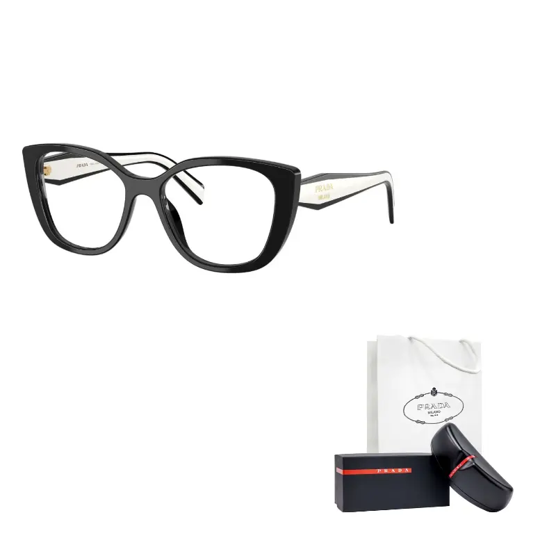 Очки cat-eye PRADA, черный
Очки cat-eye PRADA, черный