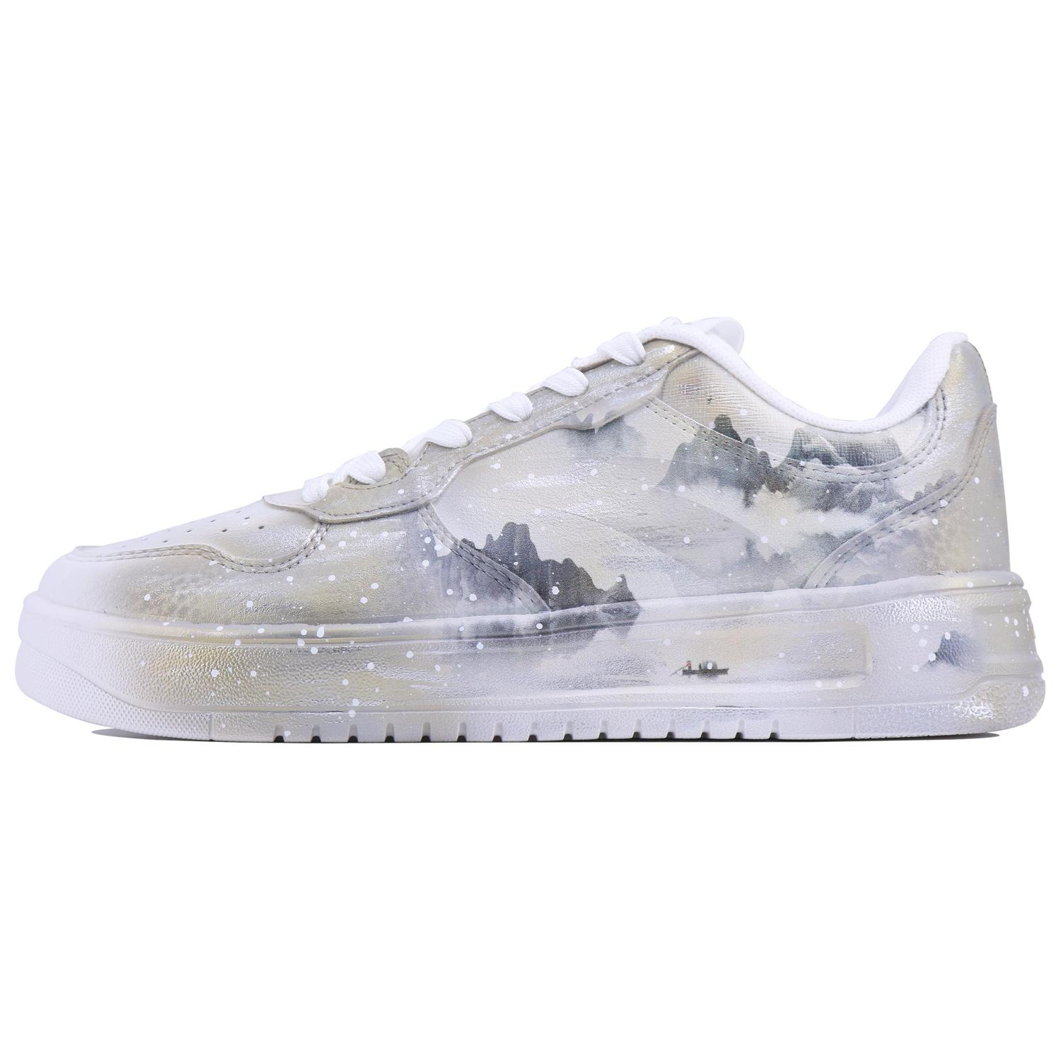 ANTA Низкие противоскользящие амортизирующие кроссовки для скейтбординга, мужские, белые, серо-золотистые
ANTA Низкие противоскользящие амортизирующие кроссовки для скейтбординга, мужские, белые, серо-золотистые