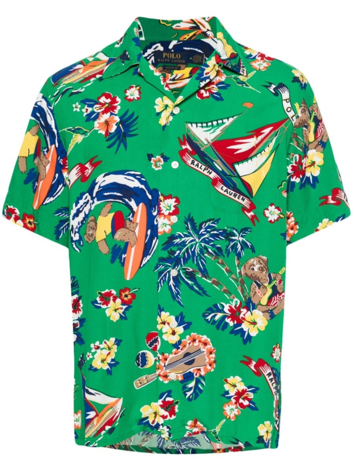 Рубашка Polo Bear с принтом Polo Ralph Lauren, зеленая
Рубашка Polo Bear с принтом Polo Ralph Lauren, зеленая