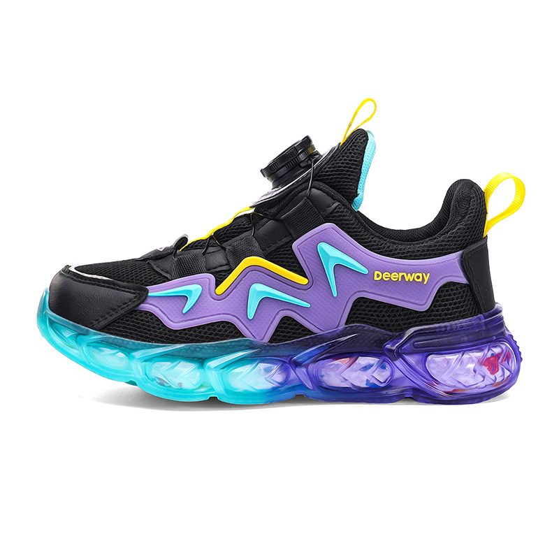 Кроссовки для бега с низким верхом, дышащие, с противоскользящей амортизацией, износостойкие, увеличивающие рост. DEERWAY, черный/фиолетовый
Кроссовки для бега с низким верхом, дышащие, с противоскользящей амортизацией, износостойкие, увеличивающие рост. DEERWAY, черный/фиолетовый