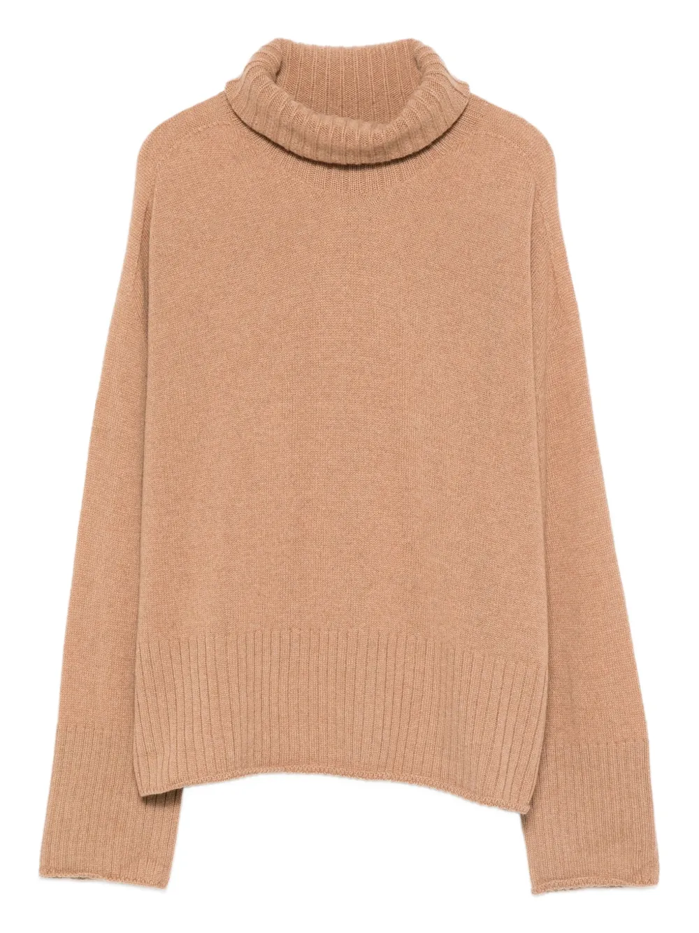 Джемпер в рубчик с высоким воротником Aragona, коричневый
Джемпер в рубчик с высоким воротником Aragona, коричневый