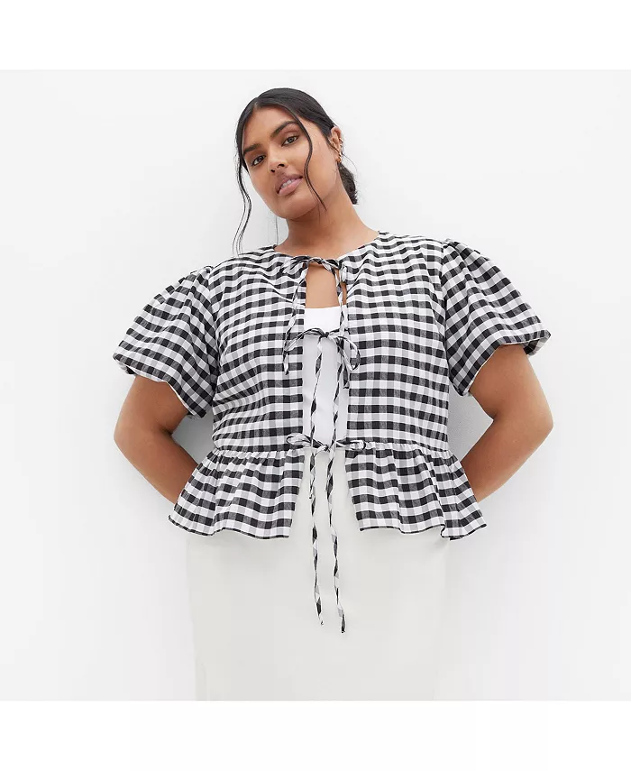 Топ Jolie больших размеров CITY CHIC, черный
Топ Jolie больших размеров CITY CHIC, черный