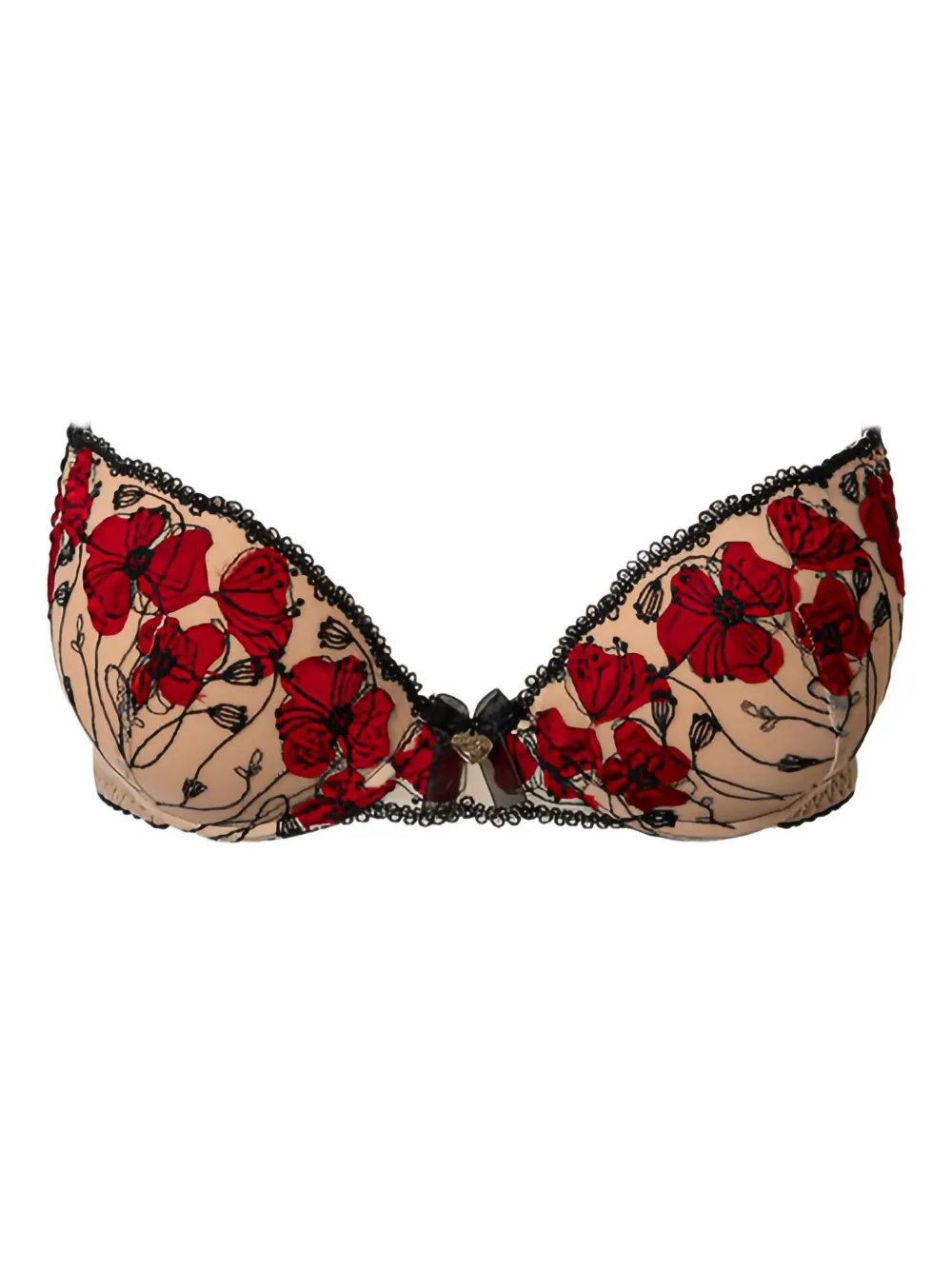Бюстгальтер пуш-ап с цветочной вышивкой TWINSET, красный
Бюстгальтер пуш-ап с цветочной вышивкой TWINSET, красный
