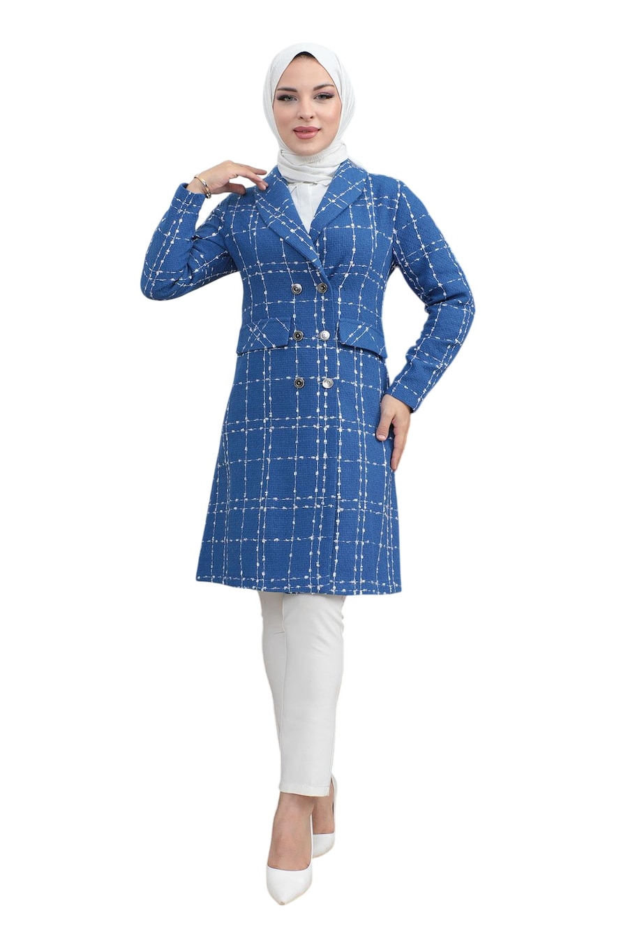 Пальто межсезонное MODAMIHRAM, синий
Пальто межсезонное MODAMIHRAM, синий