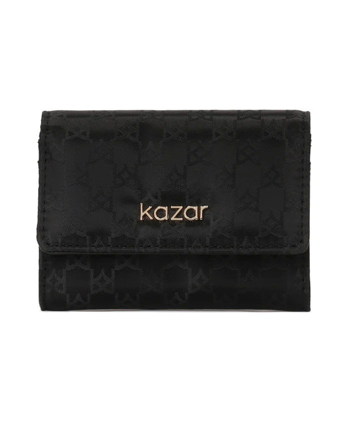 Тканевый кошелек с логотипом Kazar, черный
Тканевый кошелек с логотипом Kazar, черный