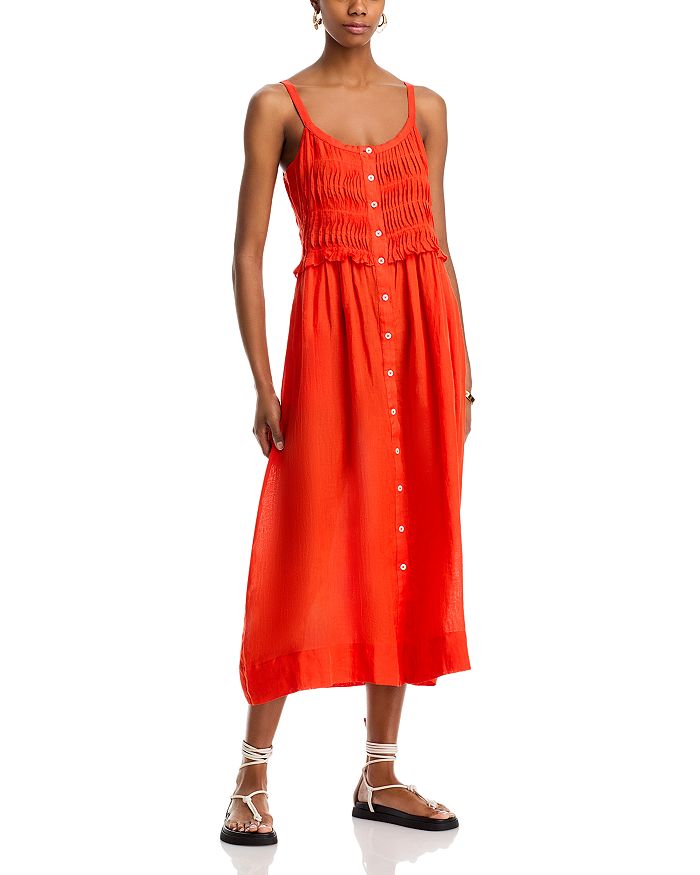 Платье-миди Zora Solid Tank на пуговицах Sea, красный
Платье-миди Zora Solid Tank на пуговицах Sea, красный