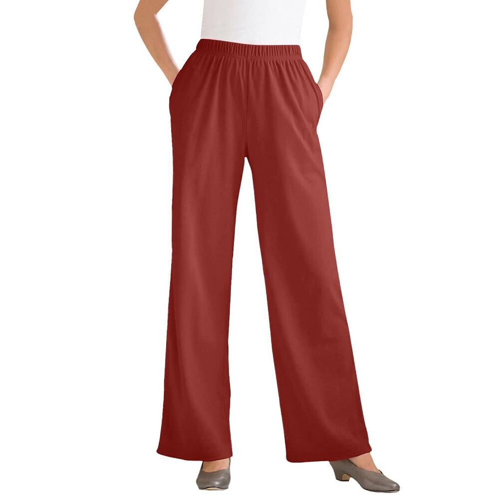 Женщина в женских 7-дневных вязаных широких брюках больших размеров Woman Within, цвет Red Ochre
Женщина в женских 7-дневных вязаных широких брюках больших размеров Woman Within, цвет Red Ochre
