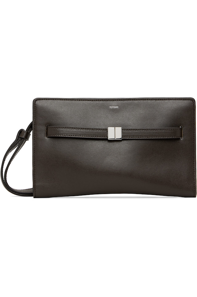 Toteme Коричневая кожаная сумка через плечо с ремнем
Toteme Коричневая кожаная сумка через плечо с ремнем
