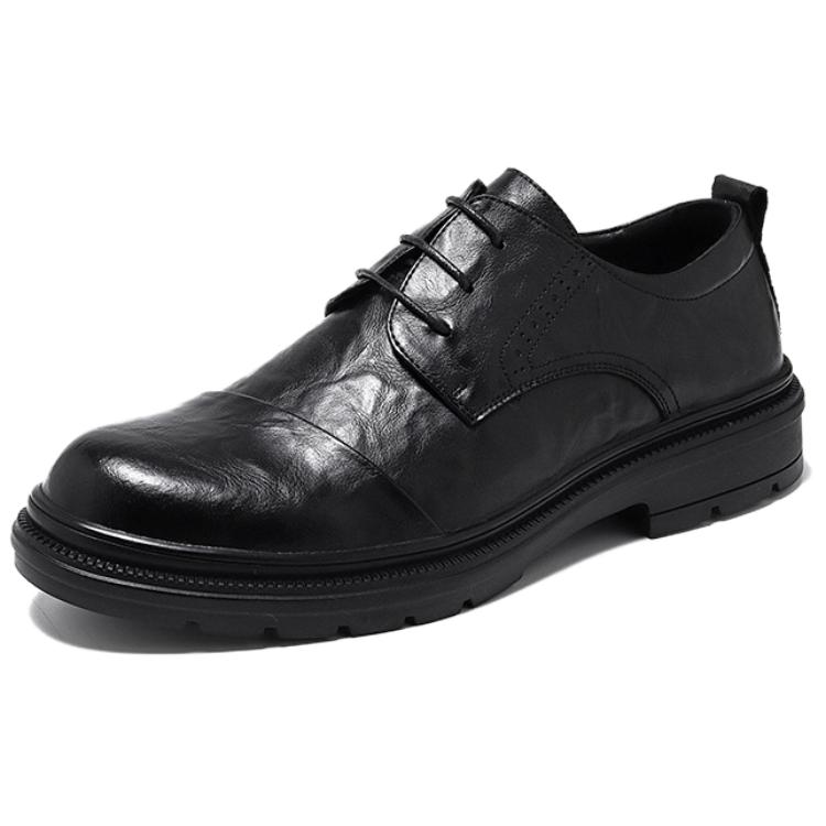 Повседневные кожаные туфли мужские WEISHIBANGWEI, Black
Повседневные кожаные туфли мужские WEISHIBANGWEI, Black