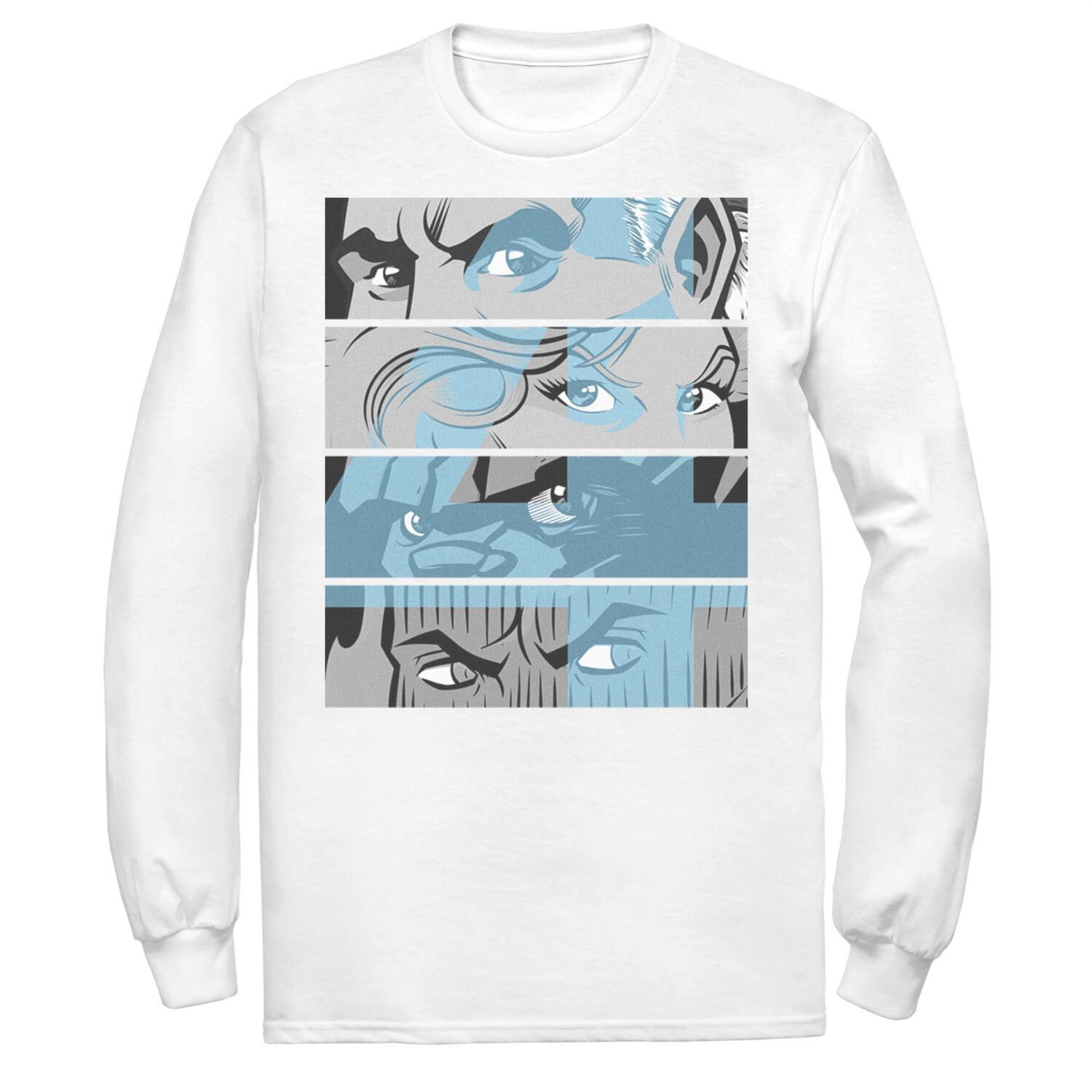 Мужская футболка с вставками в виде глаз «Фантастическая четверка» Group Shot Eyes Marvel
Мужская футболка с вставками в виде глаз «Фантастическая четверка» Group Shot Eyes Marvel