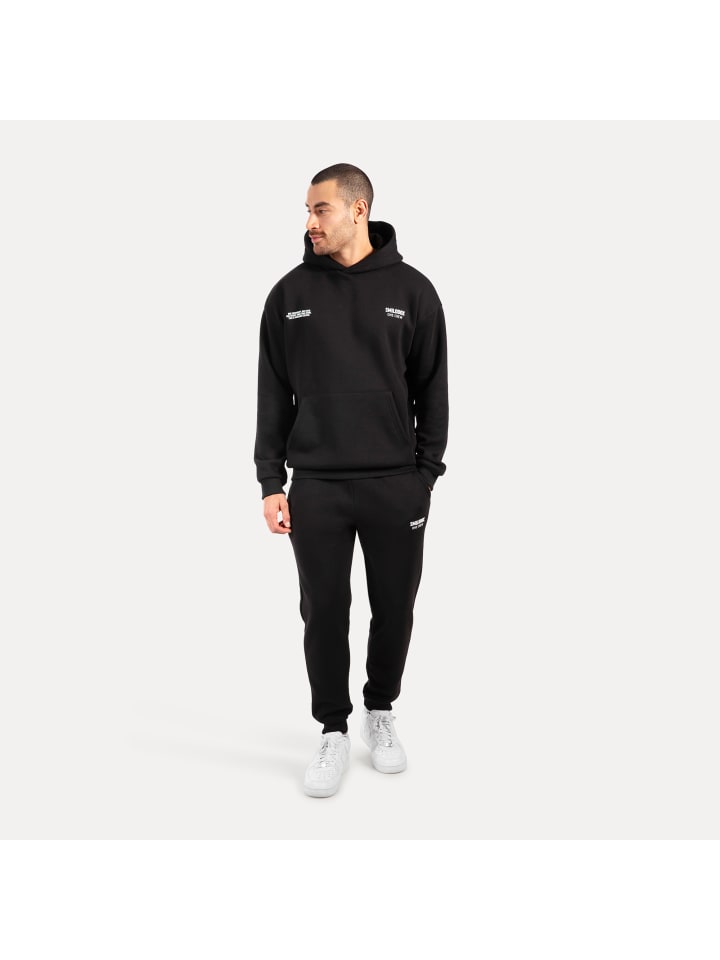 SMILODOX Комплект из двух предметов: худи и спортивные штаны Levian черного цвета
SMILODOX Комплект из двух предметов: худи и спортивные штаны Levian черного цвета