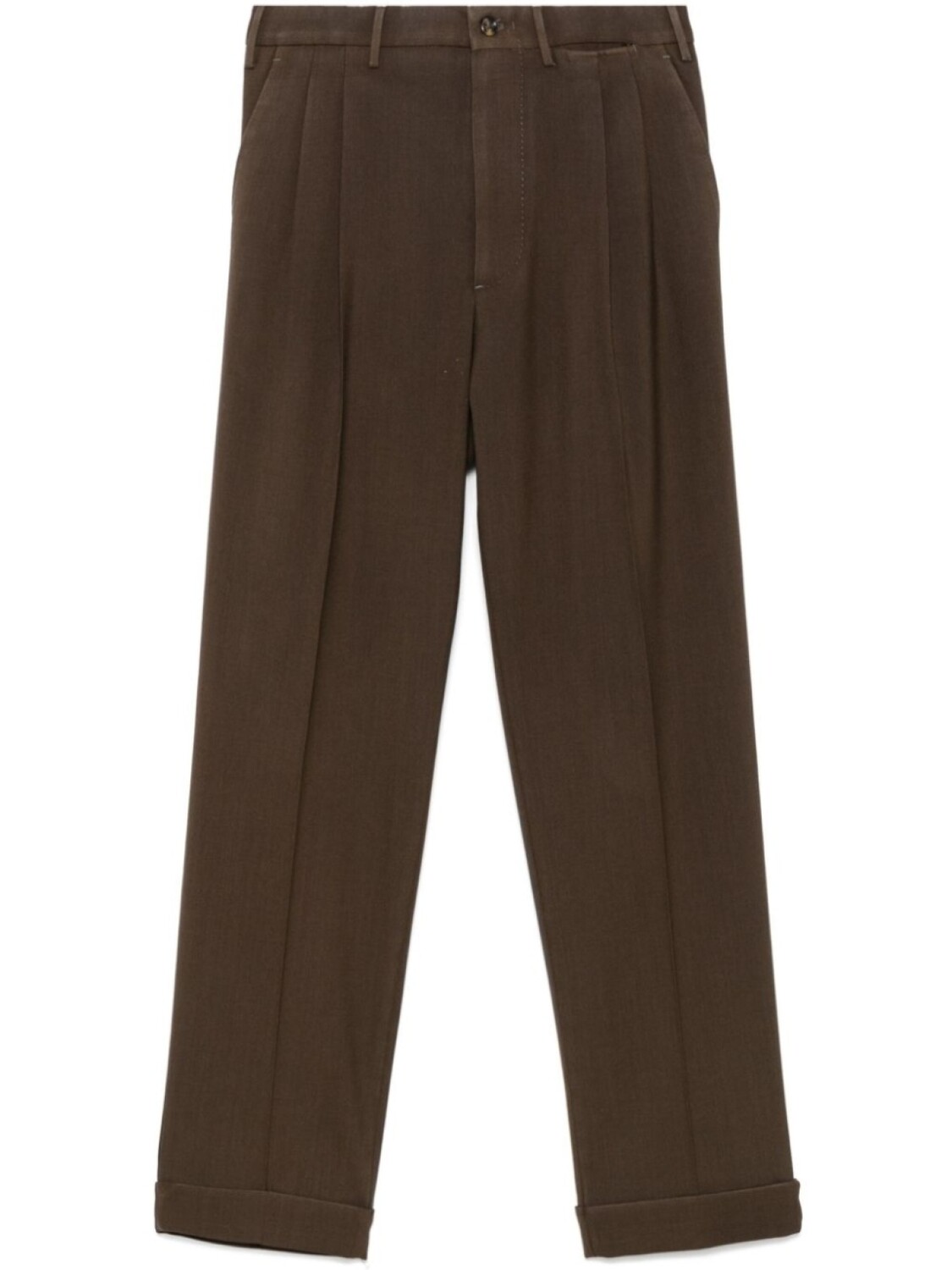 Зауженные брюки Dell'oglio, коричневый
Зауженные брюки Dell'oglio, коричневый