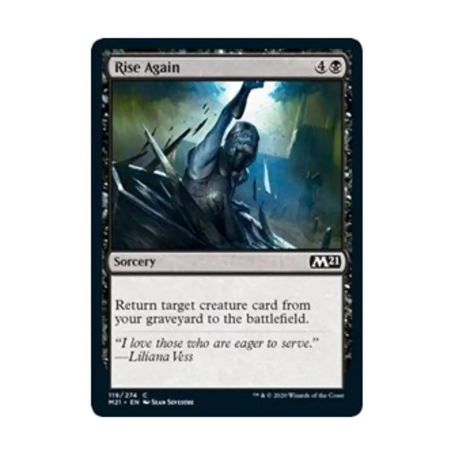 CCG Восстань снова (С), MTG - Core Set 2021
CCG Восстань снова (С), MTG - Core Set 2021