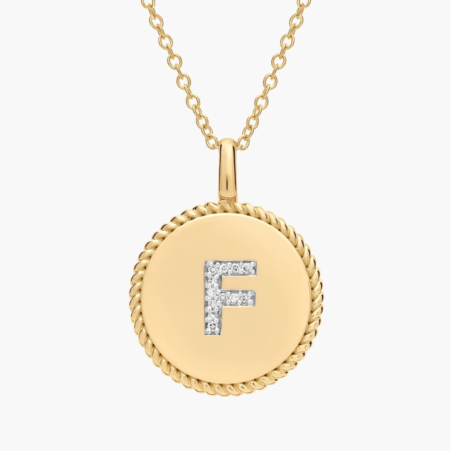 Подвеска с инициалом «F» из желтого золота 14 карат с бриллиантами Blue Nile
Подвеска с инициалом «F» из желтого золота 14 карат с бриллиантами Blue Nile