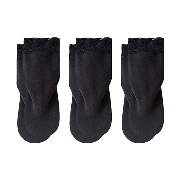 Женские носки с кружевной отделкой 3 пары, мягкие эластичные Anna-Kaci, Black
Женские носки с кружевной отделкой 3 пары, мягкие эластичные Anna-Kaci, Black