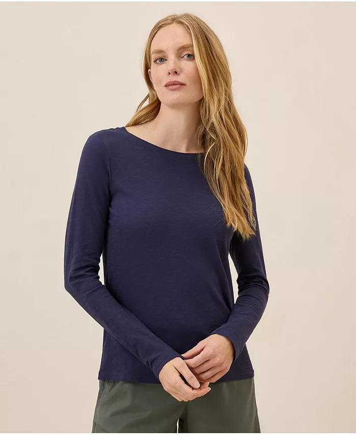 Женская футболка из органического хлопка, лёгкая, с длинным рукавом Pact, синий
Женская футболка из органического хлопка, лёгкая, с длинным рукавом Pact, синий