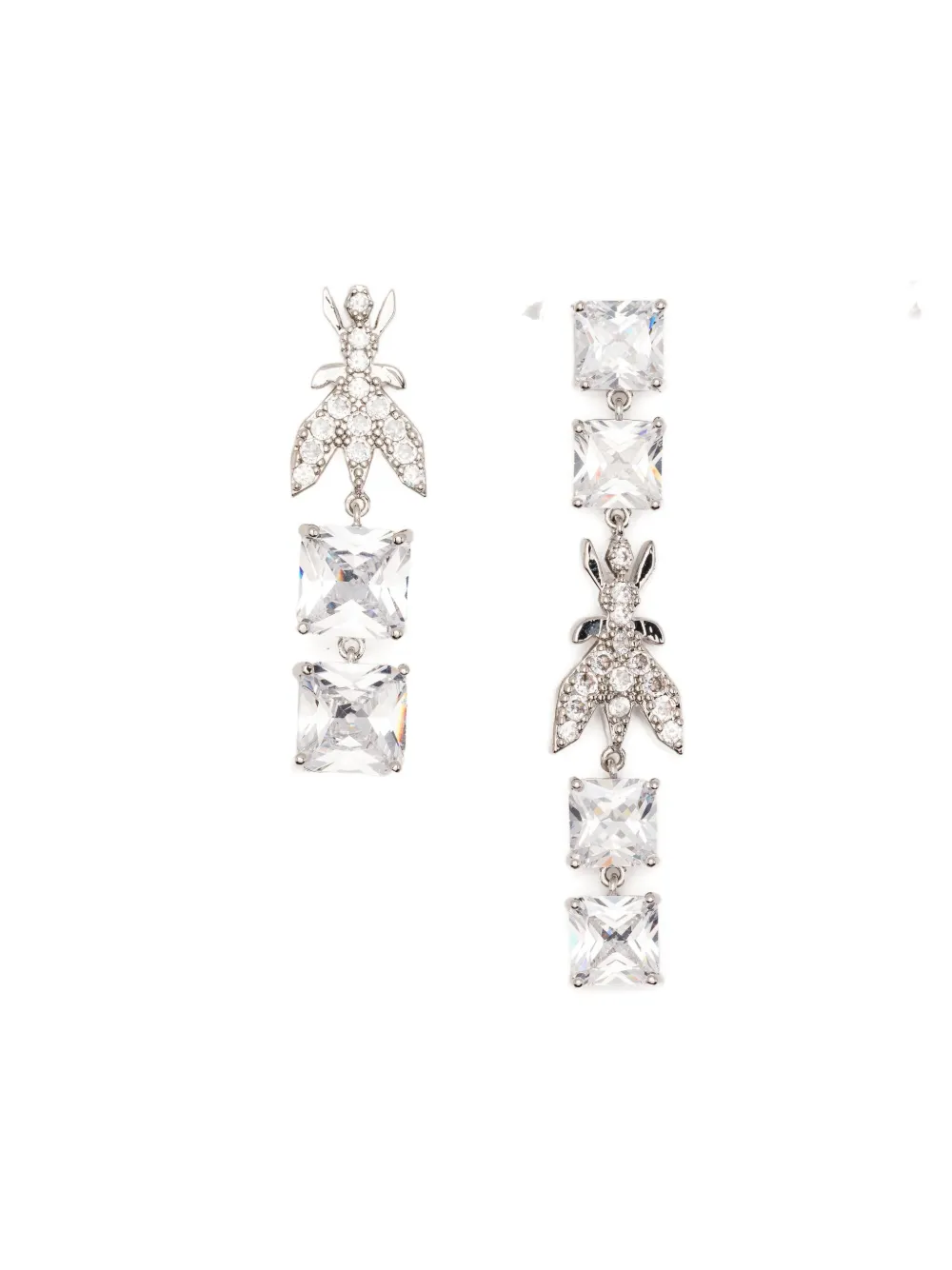 Асимметричные серьги-подвески Patrizia Pepe, серебристый
Асимметричные серьги-подвески Patrizia Pepe, серебристый