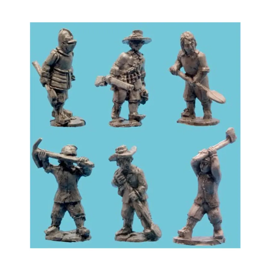 Инженеры и пионеры, Historical Miniatures - English Civil War (15mm)
Инженеры и пионеры, Historical Miniatures - English Civil War (15mm)