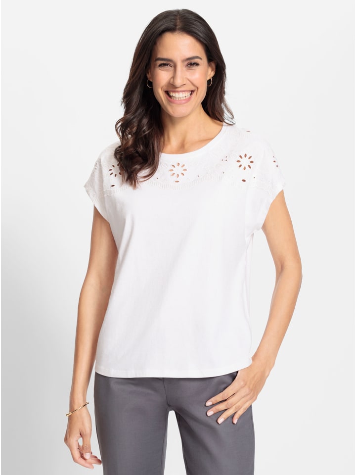 Рубашка с круглым вырезом цвета экрю WITT WEIDEN
Рубашка с круглым вырезом цвета экрю WITT WEIDEN