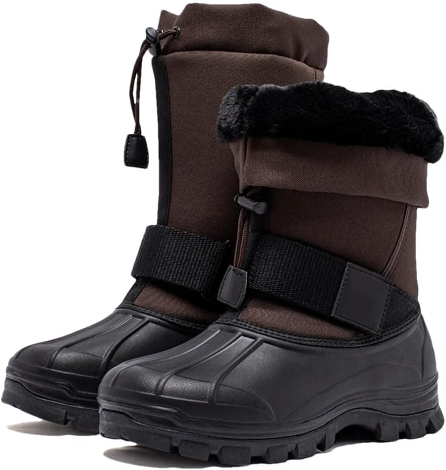 Мужские зимние ботинки с утеплителем, водонепроницаемые походные туфли для холодной погоды Generic, коричневый
Мужские зимние ботинки с утеплителем, водонепроницаемые походные туфли для холодной погоды Generic, коричневый