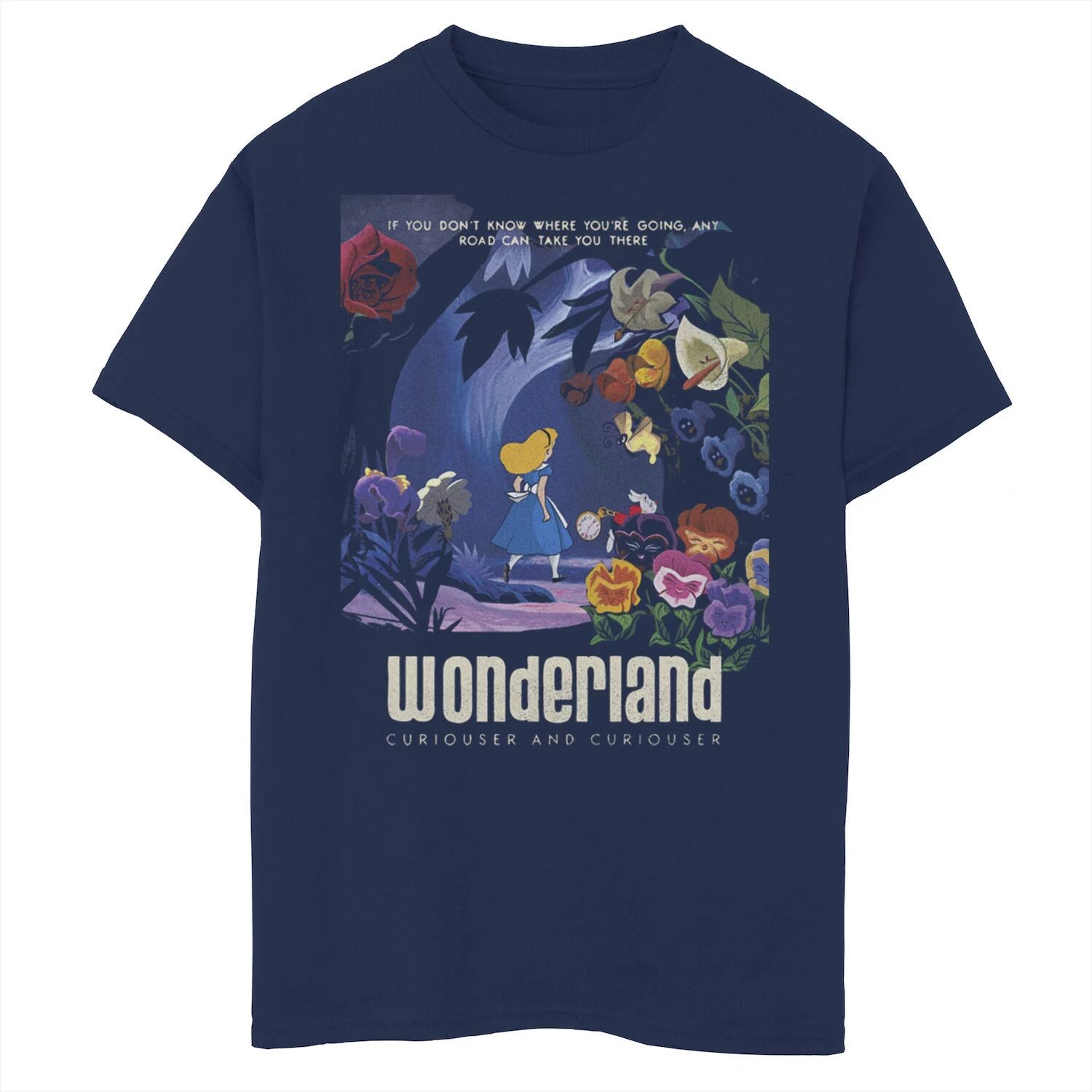 Футболка с рисунком «Алиса в Стране чудес» для мальчиков 8–20 лет Disney's Curiouser Disney, синий
Футболка с рисунком «Алиса в Стране чудес» для мальчиков 8–20 лет Disney's Curiouser Disney, синий