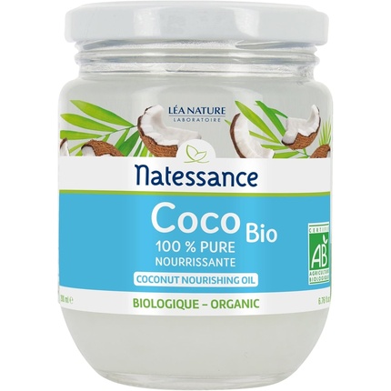 Органическое кокосовое питательное масло 200 мл Natessance
Органическое кокосовое питательное масло 200 мл Natessance