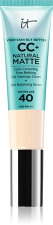 Матирующий праймер spf 40 IT Cosmetics Your Skin But Better CC+ Natural Matte, dla kobiet Fair Warm 32 ml
Матирующий праймер spf 40 IT Cosmetics Your Skin But Better CC+ Natural Matte, dla kobiet Fair Warm 32 ml