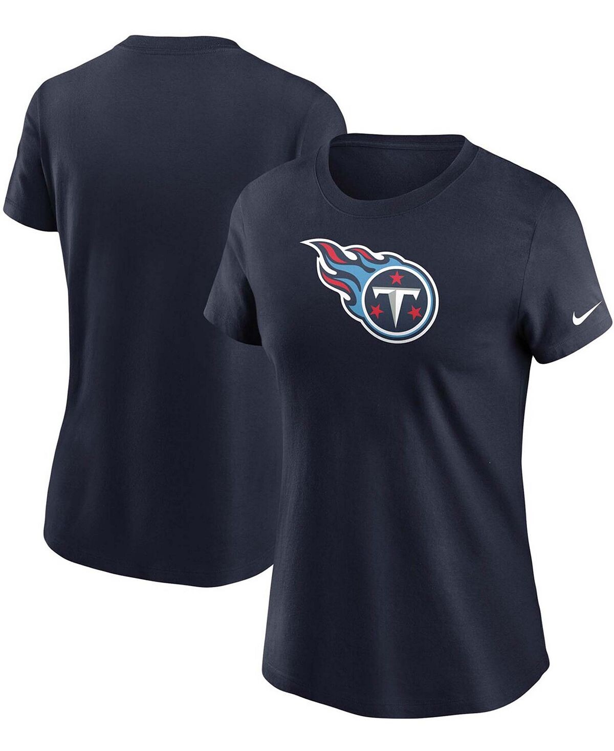 Женская темно-синяя футболка с логотипом Tennessee Titans Essential Nike, темно-синий
Женская темно-синяя футболка с логотипом Tennessee Titans Essential Nike, темно-синий