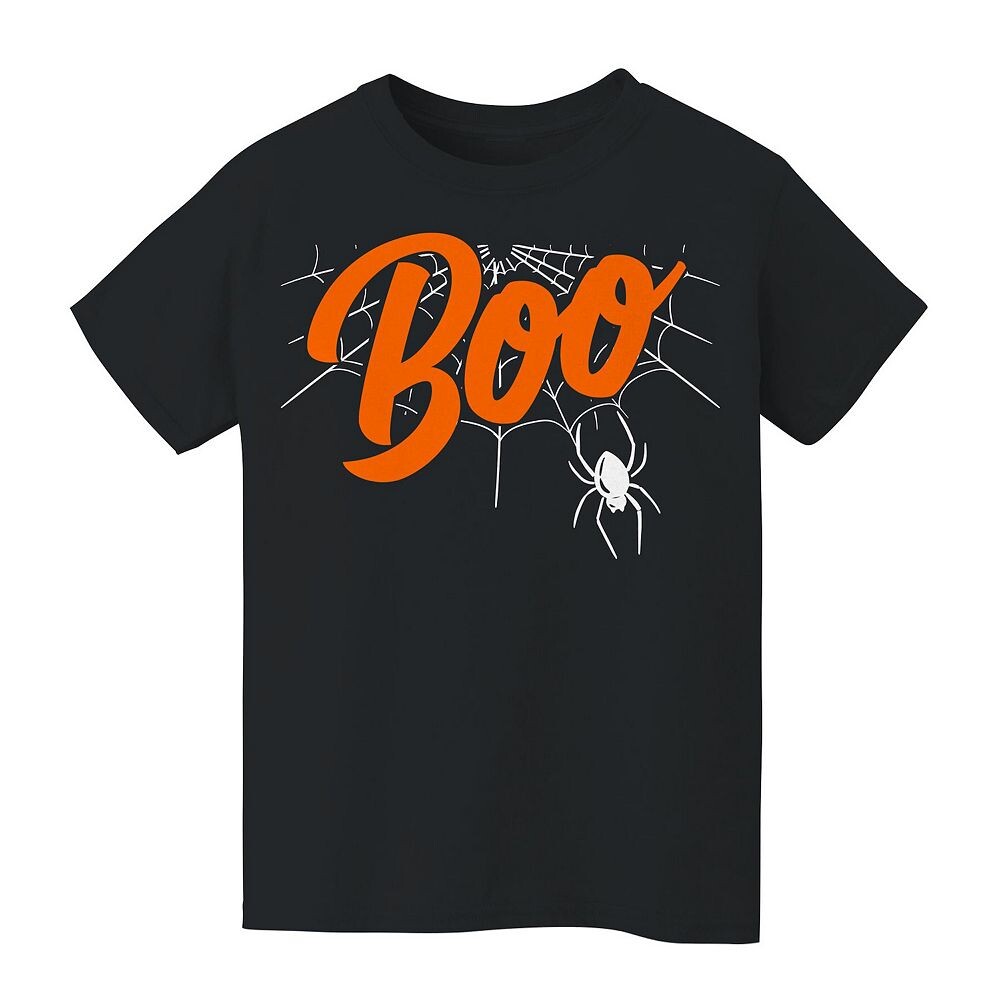 Детская футболка с рисунком Boo Spiderweb для Хэллоуина 8–20 лет Licensed Character, черный
Детская футболка с рисунком Boo Spiderweb для Хэллоуина 8–20 лет Licensed Character, черный