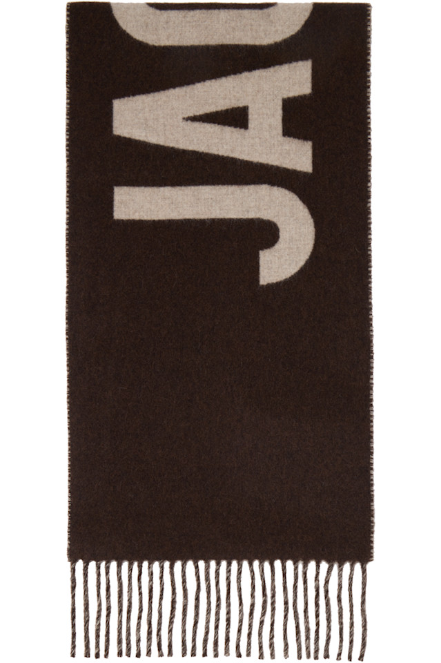 Jacquemus Коричневый шарф "Жакмюс"
Jacquemus Коричневый шарф "Жакмюс"