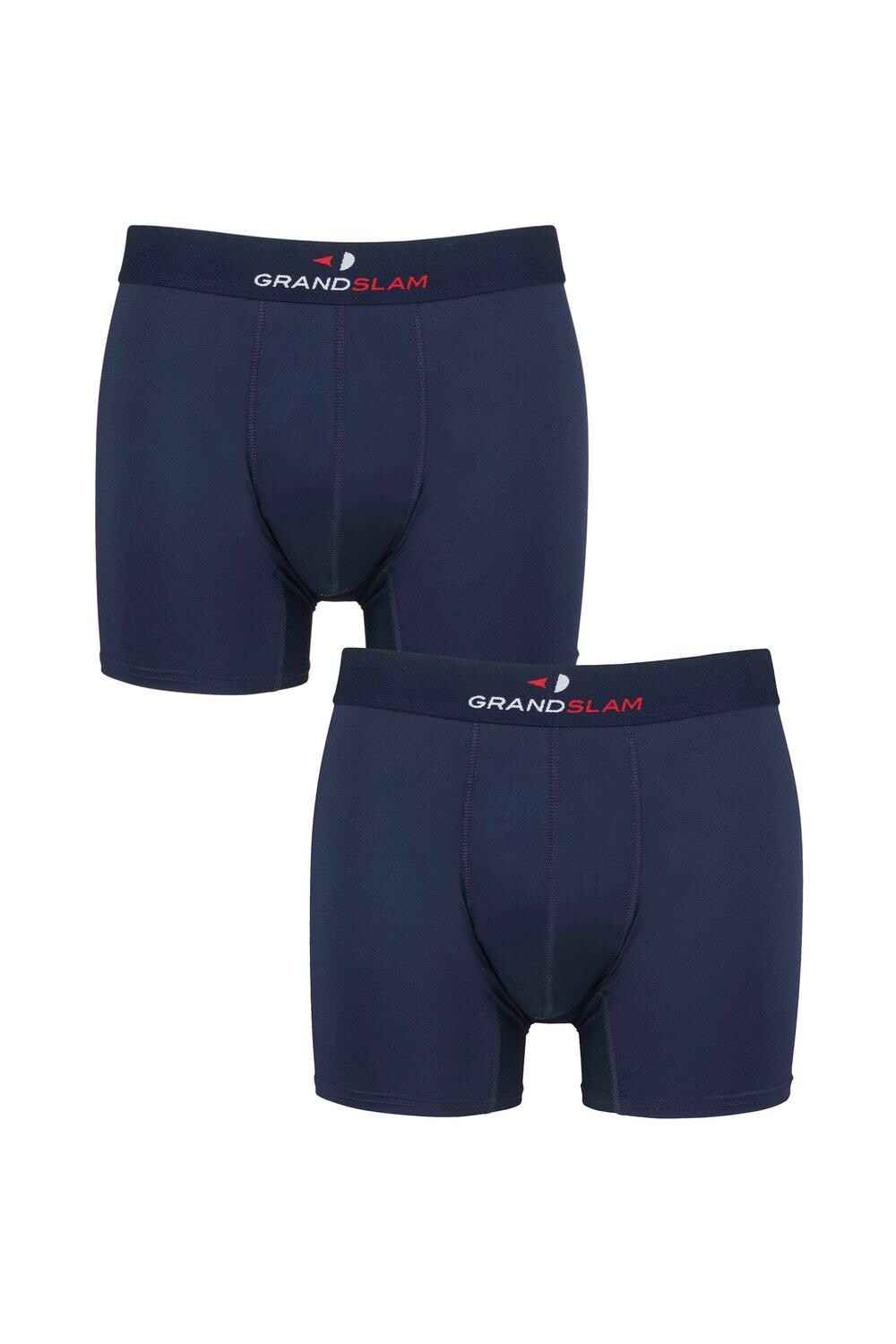 2 пары плавок из микрофибры в форме сумки GRANDSLAM, синий
2 пары плавок из микрофибры в форме сумки GRANDSLAM, синий