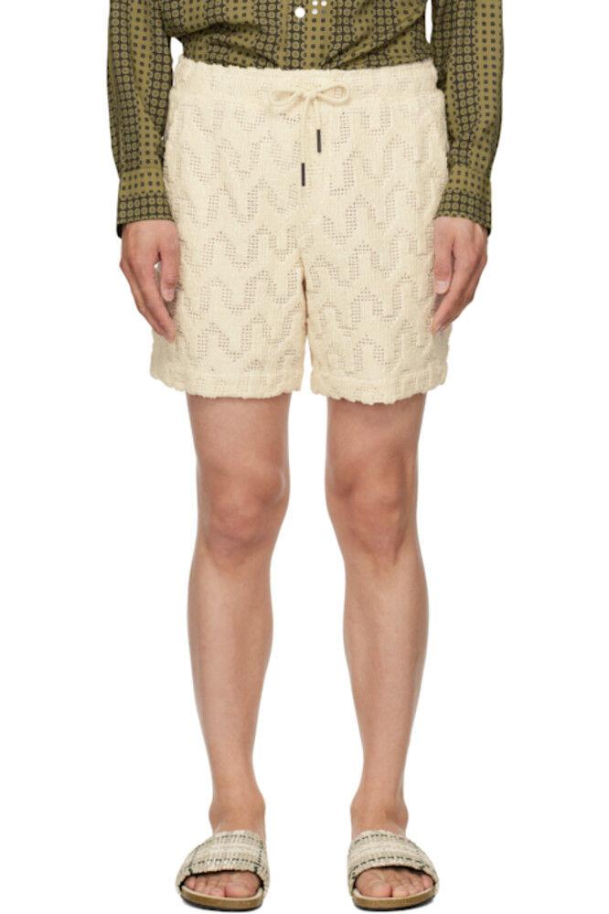 Шорты крючком из атласа Off-White OAS
Шорты крючком из атласа Off-White OAS