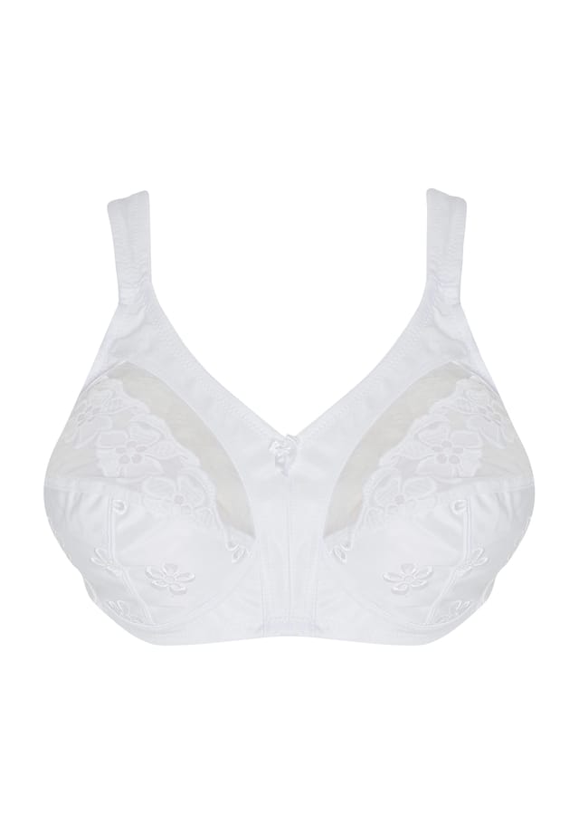 Мягкий бюстгальтер без проволочной вышивки Susa, белый
Мягкий бюстгальтер без проволочной вышивки Susa, белый