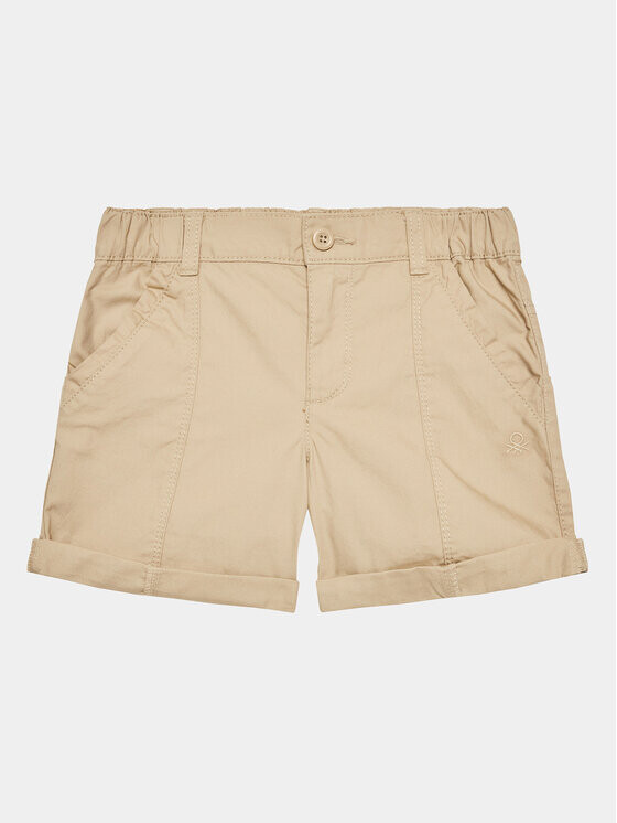 Тканевые шорты стандартного кроя United Colors Of Benetton, бежевый
Тканевые шорты стандартного кроя United Colors Of Benetton, бежевый