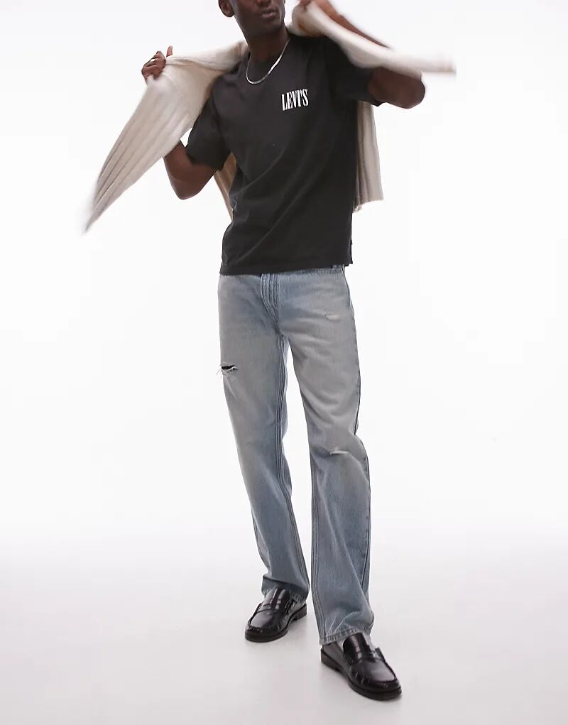 Levi's – 555 – Свободные джинсы прямого кроя светлого оттенка
Levi's – 555 – Свободные джинсы прямого кроя светлого оттенка